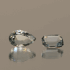 Natural mixed cut aquamarine gemstones with light blue color, 9.20 × 6.20 mm