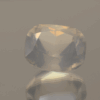 natural milky quartz gemstone 13.1 carat white cloudy cushion cut untreated loose gem