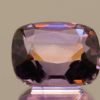 Natural cushion cut amethyst gemstone with purple violet color, 17.50 × 14.40 mm