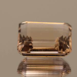 Natural octagon cut ametrine gemstone with purple yellow color, 16.20 × 16.00 mm