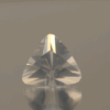 natural milky quartz gemstone 5.8 carat white cloudy trillion cut untreated loose gem