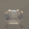 natural milky quartz gemstone 11 carat white cloudy octagon cut untreated loose gem