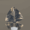 natural milky quartz gemstone 7.77 carat white cloudy trillion cut 14.6x14.5x9.4 mm untreated loose gem