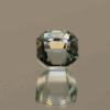 Light green octagon-shaped spodumene, 5.95 carat, 9.4 × 9.3 × 8.5 mm, no treatment, unknown origin.