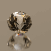 Faceted colorless Topaz gemstone, octagon cut, 8.5 carats, excellent clarity, ideal for fine jewelry.