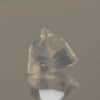 natural milky quartz gemstone 6.24 carat white cloudy trillion cut untreated loose gem