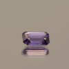 Natural Color Change Sapphire Octagon gemstone, 1.05 carat, octagon cut, violet to reddish purple color, unheated, loose gemstone, dimensions 6.78 × 4.9 × 2.73 mm, origin Madagascar, AIG certified.