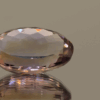 Natural oval cut ametrine gemstone with purple yellow color, 19.80 × 14.60 mm