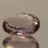 Natural oval cut ametrine gemstone with purple yellow color, 11.70 × 13.80 mm