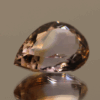 Natural pear cut ametrine gemstone with purple yellow color, 19.40 × 13.50 mm