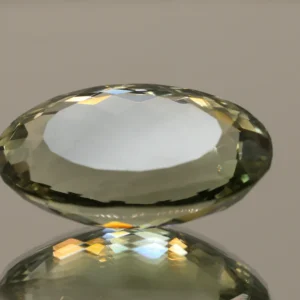 PRASIOLITE OVAL 20.91 CT