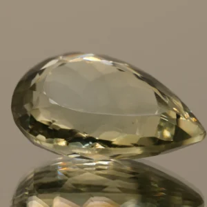 PRASIOLITE PEAR 17.91 CT